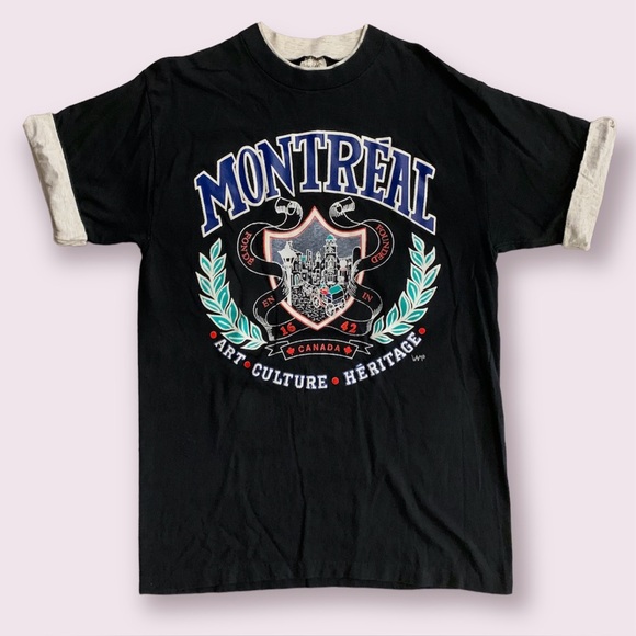 Vintage Other - 90s vintage Montreal layered tee